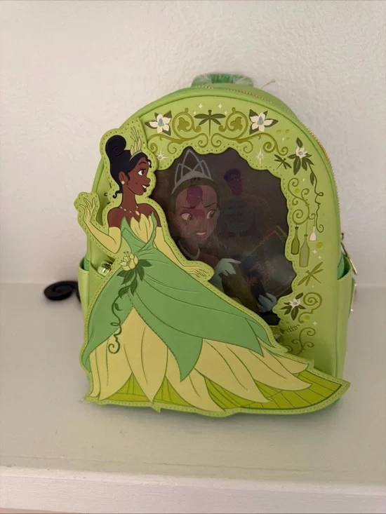 Disney Princess and the Frog Lenticular Mini Backpack 2024 Loungefly - Picture 1 of 7